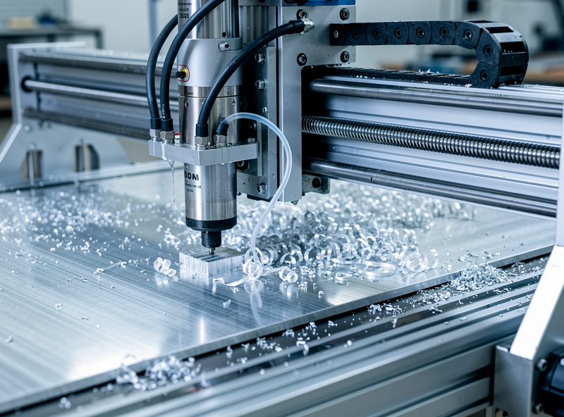 Onefinity Foreman X-50 cutting aluminum