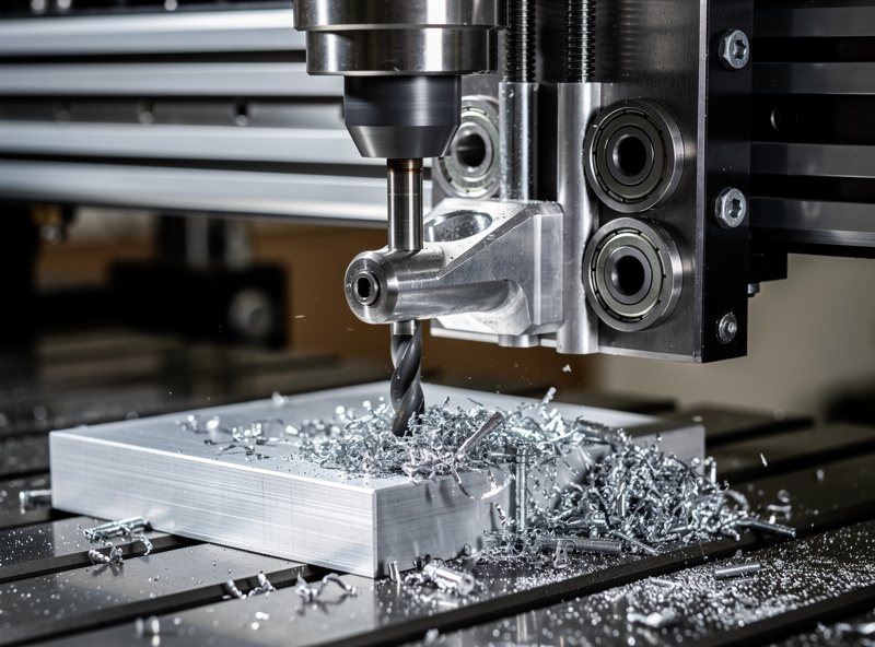 HDZ Z-axis cutting aluminum
