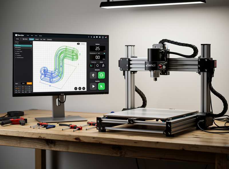 gSender software with LongMill MK2