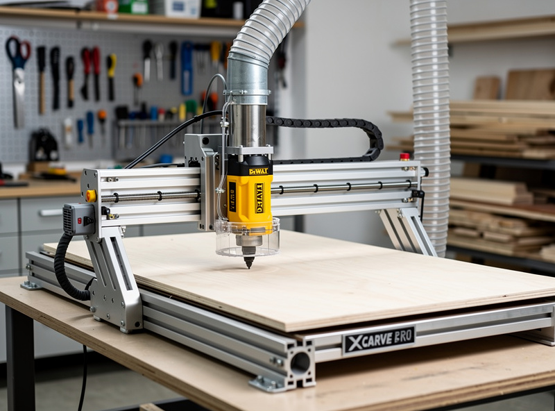 X-Carve Pro with integrated dust collection